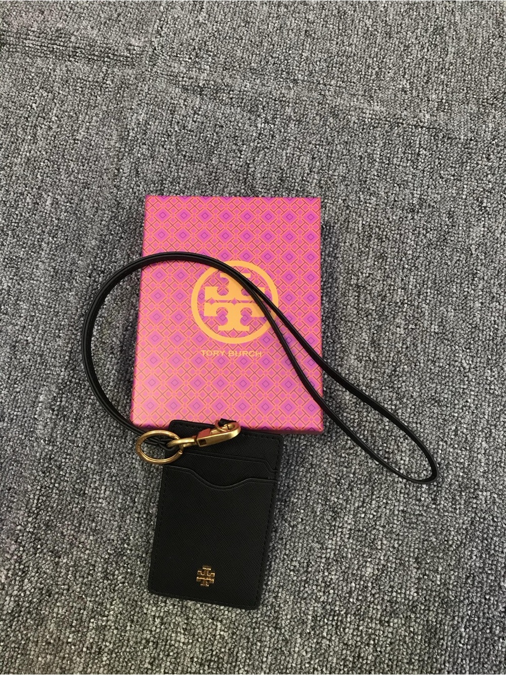 Tory Burch Black Lanyard